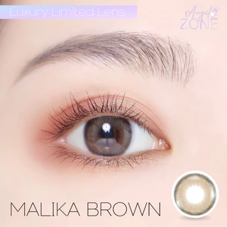 Angel Zone คอนแทคเลนส์ รุ่น Malika Brown 14.2 (รองรับสายตาปกติและค่าสายตาสั้น -0.50 ถึง -7.00)