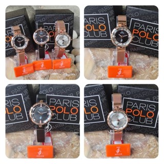 Paris Polo Club นาฬิกาผู้หญิง รุ่น PPC-230308  สายสเตนเลส