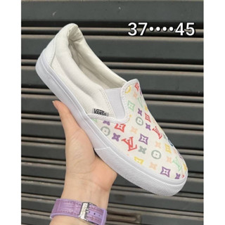 พร้อมกล่อง📦 รองเท้าผ้าใบ Vans Slipon x Louis รองเท้าแวนส์สลิปออน