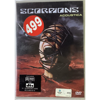 DVD ดีวีดี Scorpions Acoustica แสดงสด ลิขสิทธิ์ มือ1 ซีล Holiday Always Somewhere Wind Of Change Still Loving You