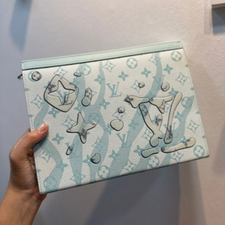 LOUIS VUITTON NEW COLLECTION - กระเป๋ารุ่น Pochette Voyage งานสุดสลับเเท้ ทำจากหนังเเท้100%+