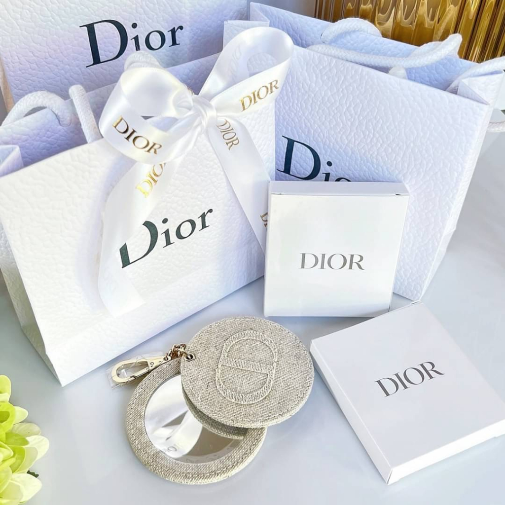 Dior Keychain & Compact Mirror พวงกุญเแจกระจก