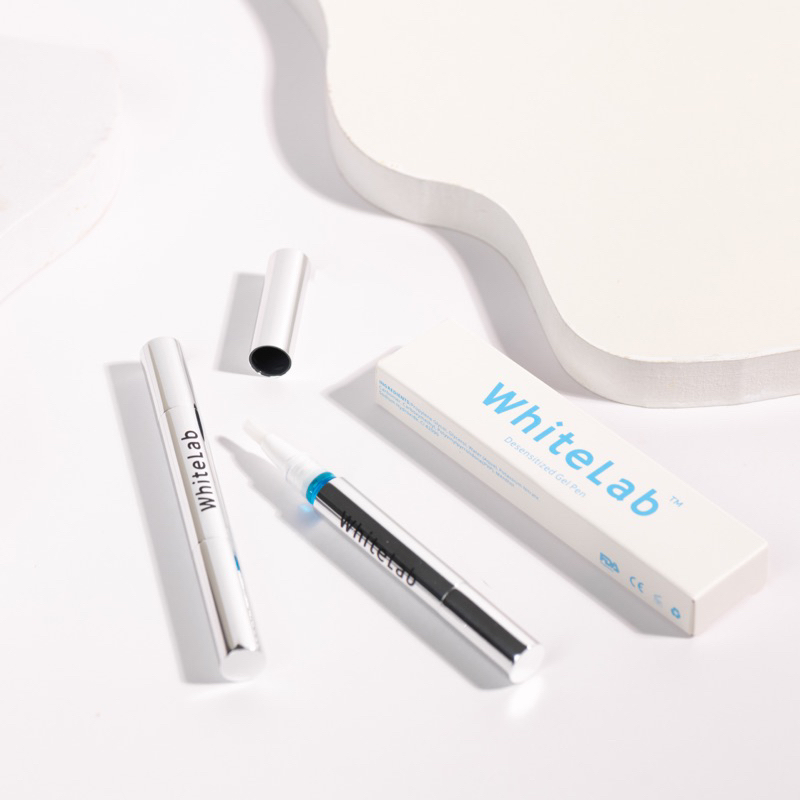 Whitelab ไวท์แลป Desensitized Gel Pen 2 แท่ง ปากกาลดเสียวฟันปกป้องเหงือก 2 แท่ง refill