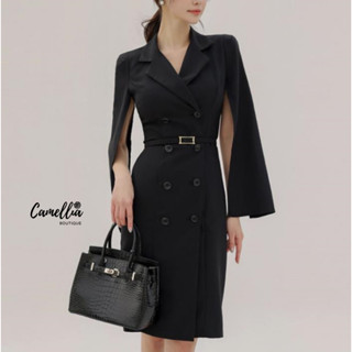 ราคาถูกที่สุด!! Camellia Boutique เดรสทรงBlazer ช่วงแขนเป็นแขนยาวผ่าด้านข้าง