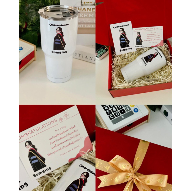 ของขวัญ ✨ แก้วสแตนเลสทรงเยติ 30 ออนซ์ ของขวัญวันเกิด ของขวัญปีใหม่