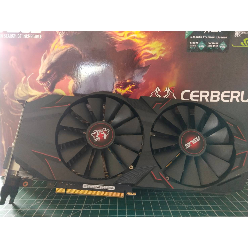 (4) การ์ดจอ ASUS Nvidia GeForce® GTX 1070Ti A8GB