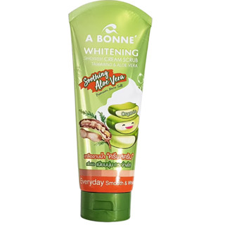 A BONNE Whitening Shower Cream Scrub Tamarind and Aloe vera 350 G.