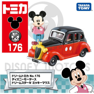 🚗 พร้อมส่ง 🚗  Takara Tomy No. 176 Disney Motors Dream Star IV Mickey Mouse RED Mini Car รถเหล็ก ของแท้ JP