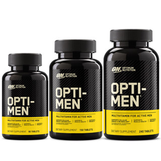 พร้อมส่ง🔥 Optimum Nutrition Opti-Men 90,150,240 Tablets วิตามินรวมผู้ชาย บำรุงสุขภาพ