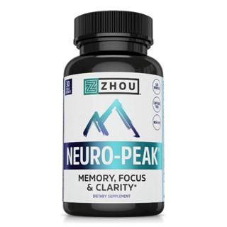 พร้อมส่ง🔥 Zhou Nutrition Neuro-Peak 30 Capsules อาหารเสริมบำรุงสมอง ช่วยเพิ่มสมาธิและความจำ บำรุงสมอง