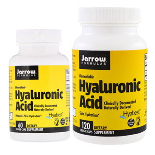 พร้อมส่ง🔥 Jarrow Formulas Hyaluronic Acid 50mg 60,120 Veggie Caps ไฮยาลูรอน ไฮยาลูรอนิค คืนความชุ่มชื้นให้ผิวหน้า