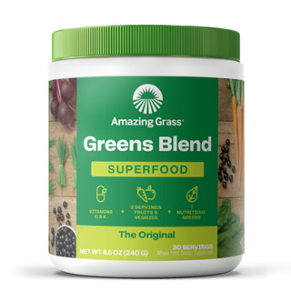 พร้อมส่ง🔥 Amazing Grass Green Superfood The Original 8.5oz (240g) ผงรวมผักผลไม้ สมุนไพรหลายชนิด ผงรวมผัก