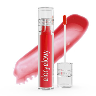 GLORYGLOWY GLASS SHINE LIP OIL - POPPY ver.2- ลิปออยเนื้อบางเบา เพิ่มความสดใส ฉ่ำวาว