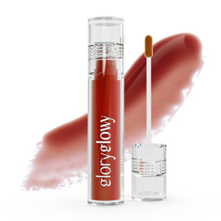 GLORYGLOWY GLASS SHINE LIP OIL ver.2 - CHESTNUT - ลิปออยเนื้อบางเบา เพิ่มความสดใส ฉ่ำวาว