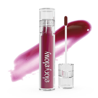 GLORYGLOWY GLASS SHINE LIP OIL ver.2  - PLUM - ลิปออยเนื้อบางเบา เพิ่มความสดใส ฉ่ำวาว