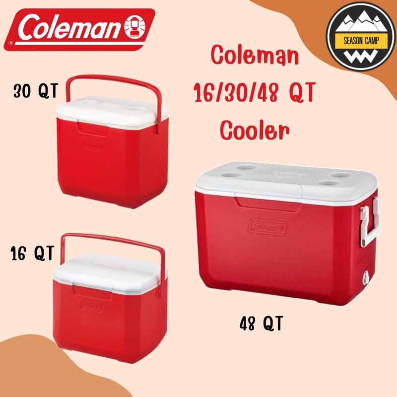 กระติกเก็บความเย็น Coleman 16/30/48 QT Cooler Asia