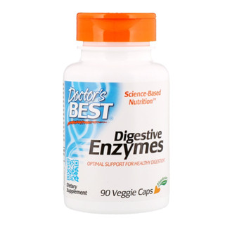 ถูกสุด🔥 Doctors Best Digestive Enzymes 90VegCaps เอนไซม์ วิตามินช่วยย่อยอาหาร อาหารไม่ย่อย แก้ท้องอืด