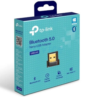 TP-LINK (UB500) Bluetooth USB 5.0 Adapter ช้เทคโนโลยี Bluetooth 5.0 ล่าสุด รองรับบลูทูธ V4.0/3.0/2.1/2.0/1.1