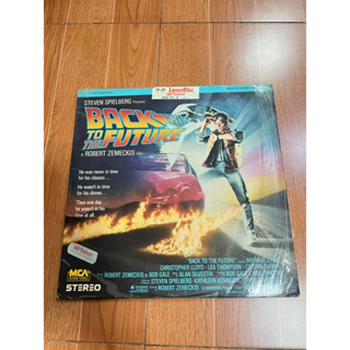 แผ่น LD เลเซอร์ดิสก์ แผ่นหนังแผ่นใหญ่ เรื่อง back to the future ภาค1 มือ 2 เสียงอังกฤษ