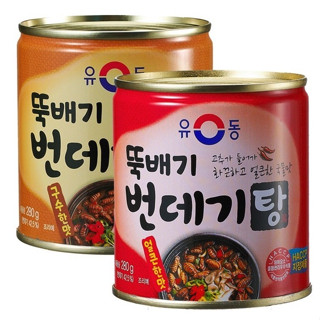 Yudong Silkworm Soybean Soup ดักแด้กระป๋อง 280 กรัม