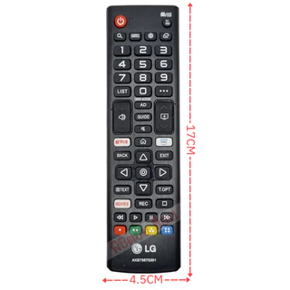 LG รีโมททีวี แอลจี ใด้ทุกรุ่น รุ่น AKB75675301ใช้กับสมาร์ททีวีแอลจี จอแบน LCD LED มีปุ่ม MOVIE / NETFLIX