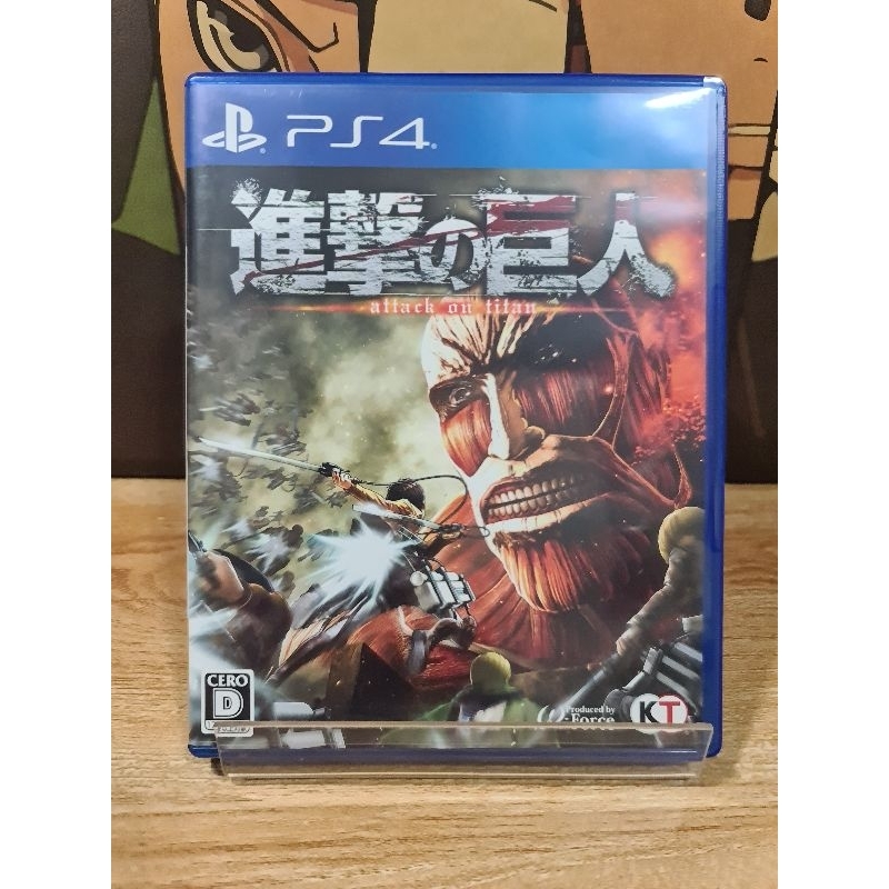 แผ่นเกม PS4 (PlayStation 4) เกม Attack on Titan