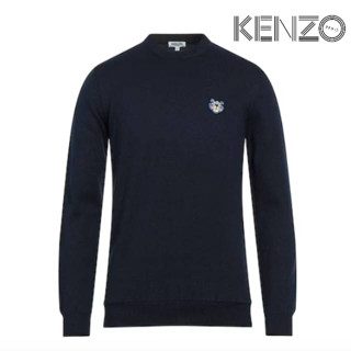 พร้อมส่งในไทย📦KENZO Mens Tiger Crest Jumper Sweater(Navy)**ของเเท้