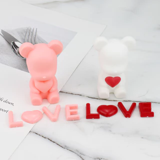 [E01หมีมงกุฎ] [ส่ง 1-2 วัน] ตุ๊กตาหมี ตุ๊กตาเค้ก มงกุฎหมี สําหรับตกแต่งเค้กวันเกิด