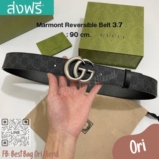 🔥เข็มขัดกุชชี่ Marmont Reversible Belt 3.7❌งานออริ❌90cm.🔥[หนังแท้] ภาพถ่ายงานจริง ทักแชทก่อนกดสั่งซื้อ