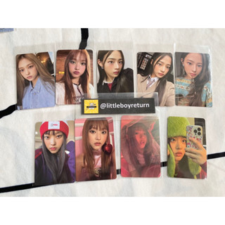 การ์ด newjeans พร้อมส่ง✨ แฮริน มินจี ฮันนิ hanni minji haerin album photocards omg ep1 bluebook