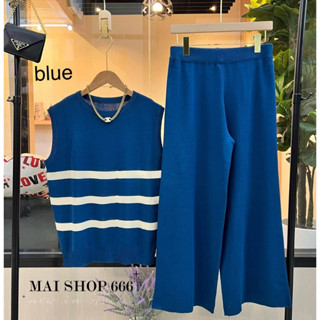 🔥Plussize🔥ชุดเซทเสื้อ+กางเกงคนอ้วน🔥อก 40-50    เอว 28-44