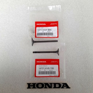 วาล์วไอดี + วาล์วไอเสีย HONDA แท้ศูนย์ Click110 i / AIR BLAED - i  ( หัวฉีด ปี2008-2009 )