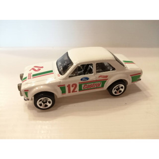 รถเหล็ก Hotwheels 70 FORD ESCORT RS1600 (สีขาว)