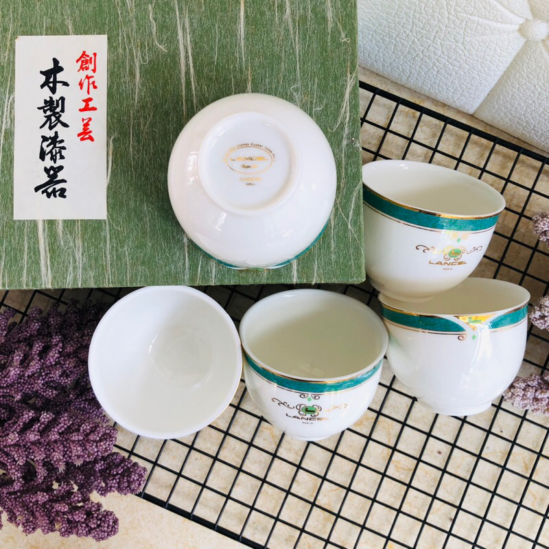 แก้วน้ำชาเซรามิค LANCEL PARIS MAEBATA JAPAN มือสอง ราคาถูก