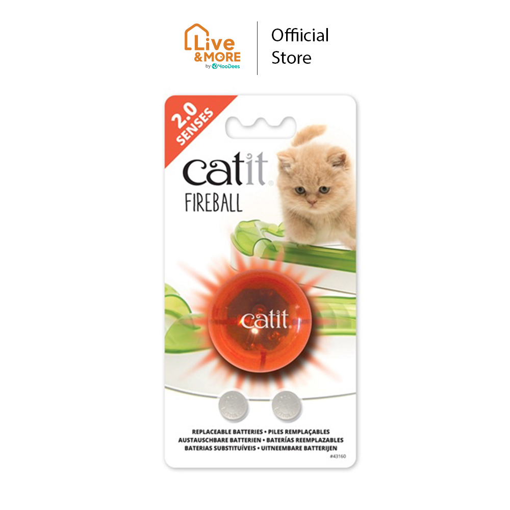Catit แคทอิท Senses 2.0 Fireball ของเล่นแมว ลูกบอลสำหรับแมว