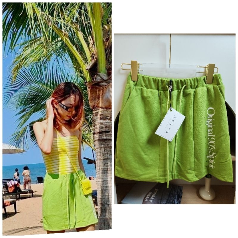 (Loh Tuโล๊ะตู้) กระโปรงสไตล์จีอา Original ป้ายAviva