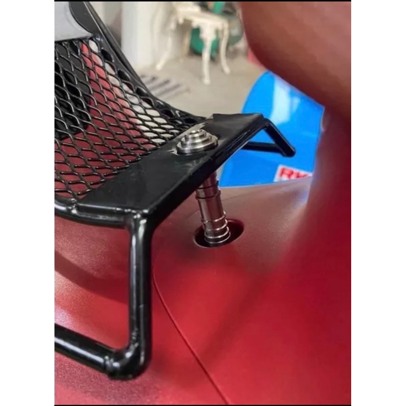 บูทรองกันลาย(ตัวส้ัน) กลึงมือ W125i 23 -25สแตนเลส  (ราคาต่อ1ชุด)