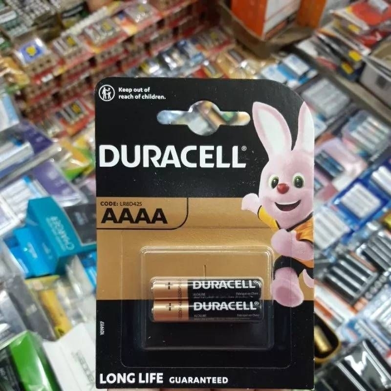 (แพคเกจ EU) ถ่าน Duracell AAAA (E96) อัลคาไลน์ 1.5V  แพค2ก้อน  ของใหม่ ของแท้