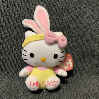 พวงกุญแจ TY BEANIE BABY~HELLO KITTY EASTER BUNNY BASKET BEANIES (สูง 4นิ้ว)