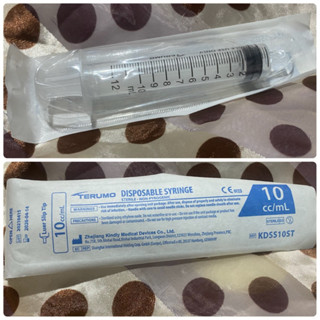 syringe 10 ml ไซริ้งค์ 10 ซีซี ล้างจมูก ป้อนยา ป้อนอาหาร terumo ของแท้ ราคาต่อชิ้น