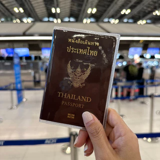 ปกใส่หนังสือเดินทาง ซองพลาสปอร์ต ปกพาสปอร์ต ซองใส่พาสปอร์ต ใส ขุ่น ใสพิเศษ