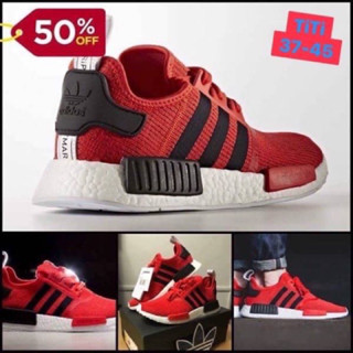 รองเท้าผ้าใบ NMD R1 (size36-45) Red มีหลายสี ทักแชทสอบถามเพิ่มเติมได้ครับ