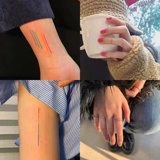New📌พร้อมส่ง📌สติกเกอร์รอยสักมินิมอล รอยสักins tattooรอยสักชั่วคราว🇹🇭พร้อมส่ง ถูกสุดในช้อปปี้💯
