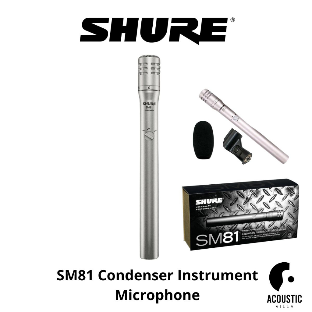 ไมค์ Shure SM81 Condenser Instrument Microphone