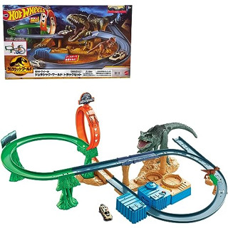 Hot Wheels HJC53 Jurassic World New Rulers Track Set [รวมรถมินิ 1 คัน] [อายุ 3~]