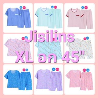 👚Josilins(XL อก45")  ชุดนอน คอกลม แขนสั้น ขาสี่ส่วน ผ้าวูเว่น ลิขสิทธิ์แท้⭐