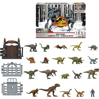 Mattel Jurassic World (JURASSIC WORLD) New Ruler [Online Limited] Advent Calendar [30 minifigures and parts included] [3 ปี ~] HHW24