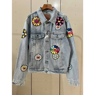 เสื้อ FLOWER JACKET 🌼 งานดีสุด เนื้อผ้าดีมาก ใส่สบายพร้อมส่ง งานดีสุด Size S/M/XL