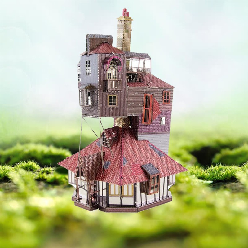 3D METAL MODEL KIT - โมเดลโลหะ 3 มิติ บ้านโพรงกระต่ายของครอบครัววีสลีย์ The Burrow Weasley House