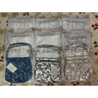 (PRE-ORDER!!!) Carlyn Twee Mini (Denim/White/Silver)นำเข้าจาก🇰🇷